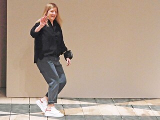 Givenchy announced on a press release on September 9, 2024 the appointment of British fashion designer Sarah Burton as their new artistic director. Image credit: FRANCOIS GUILLOT / AFPÂ©