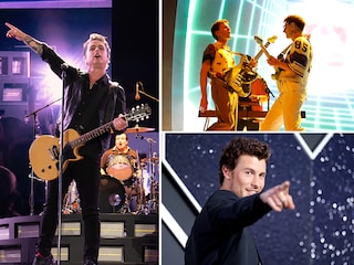 [Clockwise] Punk-rock band Green Day, rock band Glass Animals known for hit single "Heat Waves", Grammy-nominated singer and songwriter Shawn Mendes Image: AFP