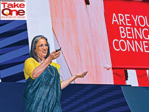 Sebi Chairperson Madhabi Puri Buch has denied all allegations against her husband and her, calling them false, malicious and derogatory
Image: Getty Images Sebi Chairperson Madhabi Puri Buch has denied all allegations against her husband and her, calling them false, malicious and derogatory
Image: Getty Images