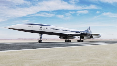 New supersonic aircraft reminiscent of Concorde
Image: Courtesy of Boom Supersonic New supersonic aircraft reminiscent of Concorde
Image: Courtesy of Boom Supersonic