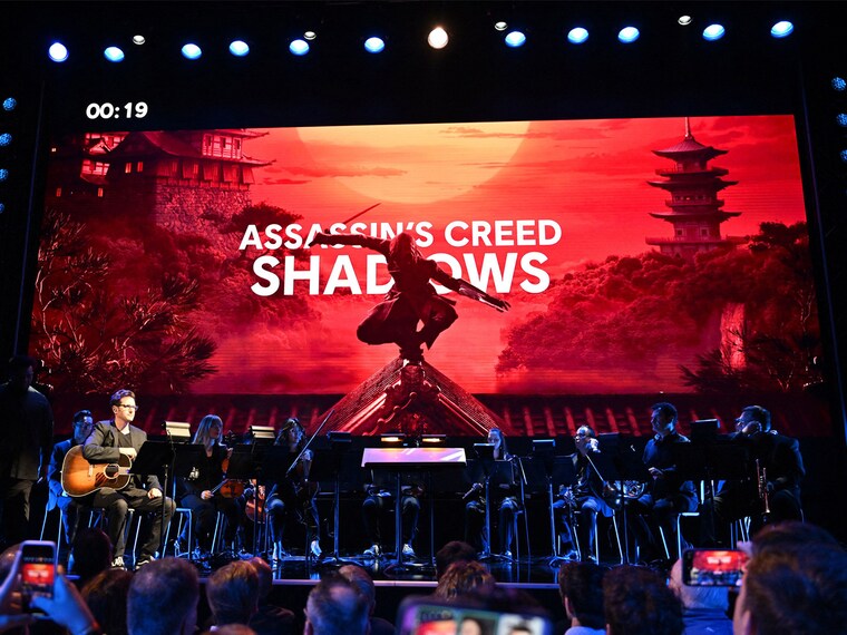 "Assassin"s Creed Shadows will now be released on February 14, 2025," Ubisoft said. 
Image: Robyn Beck / AFPÂ©