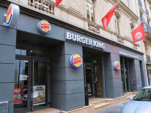 General view of the Burger King restaurant, at rue La Boetie, in Paris.  
Image: Edward Berthelot/Getty Images
