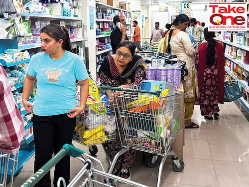 The FY26 Budget provided relief for individuals earning up to â‚¹12 lakh per annum in the new regime, a measure aimed to spur consumption  
Image: Francis Mascarenhas / Reuters