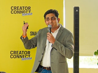 Saket Jha Saurabh, Director Head - Content &amp AR Partnerships India at Snap Inc.
Image: Courtesy Snap