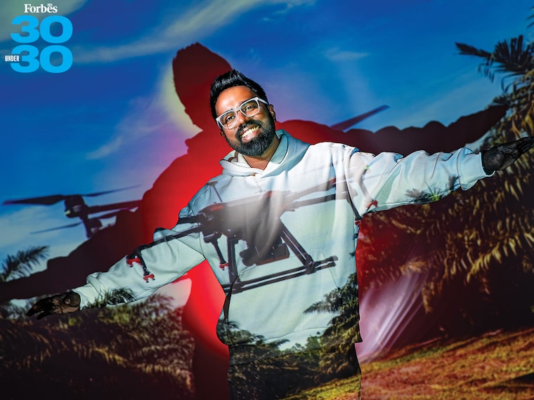 Devan Chandrasekharan, Founder &amp MD, Fuselage Innovations
Image: Selvaprakash Lakshmanan For Forbes India Directed By: Kapil Kashyap
Background Image: Shutterstock