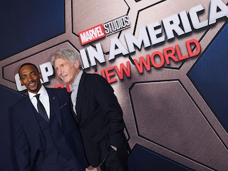 US actors Harrison Ford (R) and Anthony Mackie attend the world premiere of Marvel Studios" "Captain America: Brave New World" at the TCL Chinese theatre in Hollywood, California, February 11, 2025. 
Image: Valerie Macon / AFPÂ©