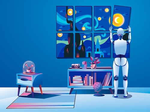 AI is a tool and a partner in restoring and creating artwork.
Image: Shutterstock AI is a tool and a partner in restoring and creating artwork.
Image: Shutterstock