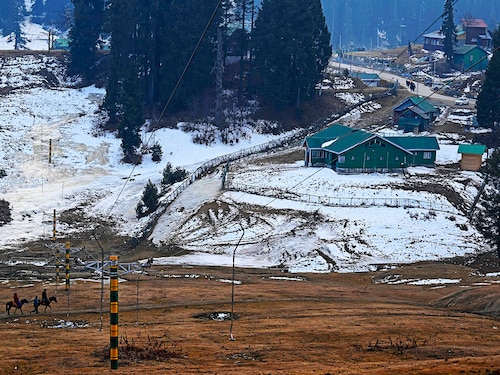 The Himalayan resort of Gulmarg in Indian-administered Kashmir was due to hold national competitions in Alpine skiing, Nordic skiing, ski mountaineering and snowboarding from February 22-25.
Image: Auseef Mustafa / AFP© The Himalayan resort of Gulmarg in Indian-administered Kashmir was due to hold national competitions in Alpine skiing, Nordic skiing, ski mountaineering and snowboarding from February 22-25.
Image: Auseef Mustafa / AFP©