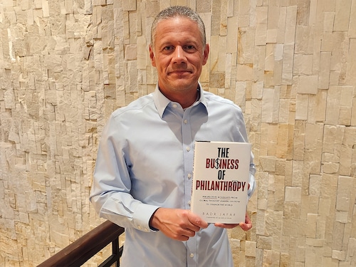 Badr Jafar, a businessperson and social entrepreneur and CEO of Crescent Enterprises Badr Jafar, a businessperson and social entrepreneur and CEO of Crescent Enterprises