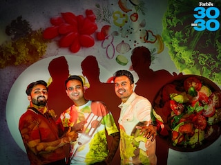 (From left) Jatin Talreja, Raghav Simha, and Pragun Bajaj
Image: Amit Verma Directed By: Kapil Kashyap