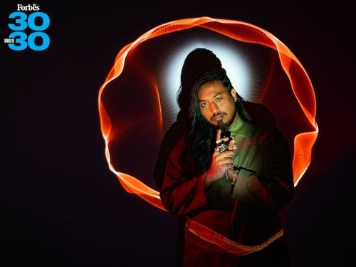 Karan Kanchan, artist and entrepreneur. Image: Amit Verma Directed by Kapil Kashyap