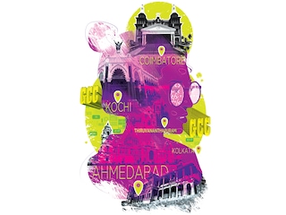 A combination of improving infrastructure such as better connectivity—both physical and digital—and encouraging government policies at both the central and state government level is also helping to slowly drive investments into the smaller cities.
Illustration: Chaitanya Dinesh Surpur