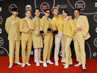 Wildly popular K-Pop boy band BTS (pictured here in 2021) promises to reunite in June after its seven members finish their mandatory military service.
Image: Rob Latour/Shutterstock©