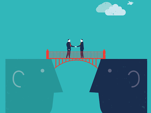 Research has shown that it is really helpful to focus on what is common, areas where we can establish trust — even a narrow one — and build on it, without denying the differences
Image: Shutterstock Research has shown that it is really helpful to focus on what is common, areas where we can establish trust — even a narrow one — and build on it, without denying the differences
Image: Shutterstock