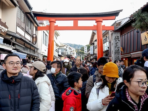 Japan has seen foreign tourism numbers explode in recent years. Image: Paul Miller / AFP© Japan has seen foreign tourism numbers explode in recent years. Image: Paul Miller / AFP©