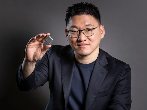 Rebellions co-founder and CEO Sunghyun Park found domestic success with his energy-efficient Atom series (pictured here)
Image: Jae-Hyun Kim for Forbes Asia
