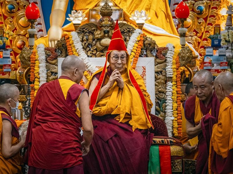 The Tibetan spiritual leader, the 14th Dalai Lama, offered prayers to celebrate his 90th birthday at Tsuglagkhang, the Dalai Lama Temple, on July 5, 2025, in Dharamsala, India. The celebration also served as a moment of reflection on the future of Tibetan culture and the preservation of its unique identity. During the event, the Dalai Lama announced plans for selecting his successor—signaling that China will have no role in the process. The search will be conducted by the Gaden Phodrang Trust, a religious body of Buddhist monks that forms part of the Dalai Lama"s office in India.
