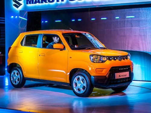 Maruti Suzuki S-Presso car.
Image: Pradeep Gaur/Mint via Getty Images Maruti Suzuki S-Presso car.
Image: Pradeep Gaur/Mint via Getty Images