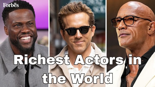 From left to right: Kevin Hart, Ryan Reynolds, Dwayne Johnson. Photo: Getty Images From left to right: Kevin Hart, Ryan Reynolds, Dwayne Johnson. Photo: Getty Images