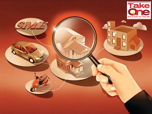 SFBs had sought this relief from the market regulator for a few months.
Illustration: Chaitanya Dinesh Surpur