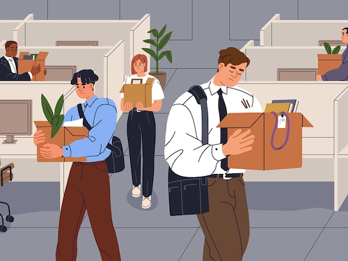 The TCS layoffs will target 12,000 mid- and senior-level employees, or 2 percent of its workforce.
Image: Shutterstock The TCS layoffs will target 12,000 mid- and senior-level employees, or 2 percent of its workforce.
Image: Shutterstock