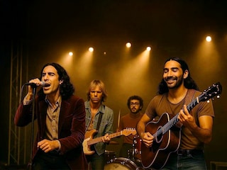 The Velvet Sundown band whose members are pure AI creations
Image: Courtesy The Velvet Sundown / Spotify