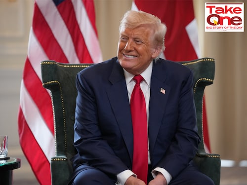 Trump’s social media post about a 25 percent tariff hike was a surprise, Indian markets remained volatile on the following day of trade
Image: Andrew Harnik/Getty Images Trump’s social media post about a 25 percent tariff hike was a surprise, Indian markets remained volatile on the following day of trade
Image: Andrew Harnik/Getty Images