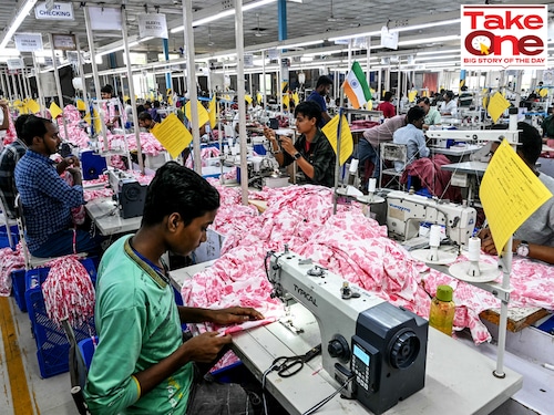 There will be an incremental impact of the tariffs, particularly on clothing/textiles, jewellery and phones sectors
Image: Indranil Mukherjee / AFP