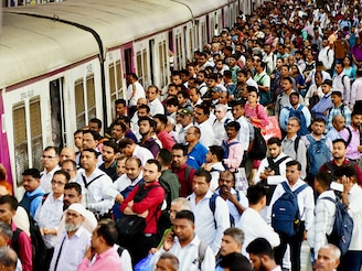 Massive crowd waiting to catch their local train to reach their destination at CSMT railway station on June 9, 2025 in Mumbai, India. Four commuters lost their lives and nine others were wounded after falling down from an overcrowded train, Passengers were travelling from Kasara to CSMT.