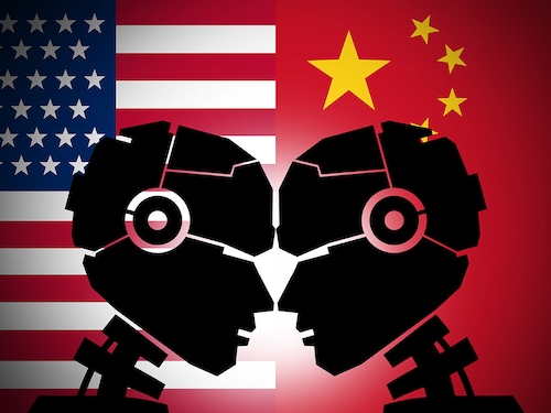 US is restricting chip exports to China to not only curtail its computing and data storage capabilities, but also dampen sectors from automobile to telecom, utilities, healthcare and military.
Image: Shutterstock US is restricting chip exports to China to not only curtail its computing and data storage capabilities, but also dampen sectors from automobile to telecom, utilities, healthcare and military.
Image: Shutterstock