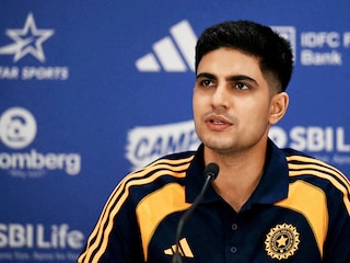 Indian cricket Test captain Shubman Gill addresses a pre-departure presser at the Board of Control for Cricket in India (BCCI) headquarters in Mumbai on June 5, 2025, ahead of India"s tour of England for Test series.Image: punit Paranjpe / AFP