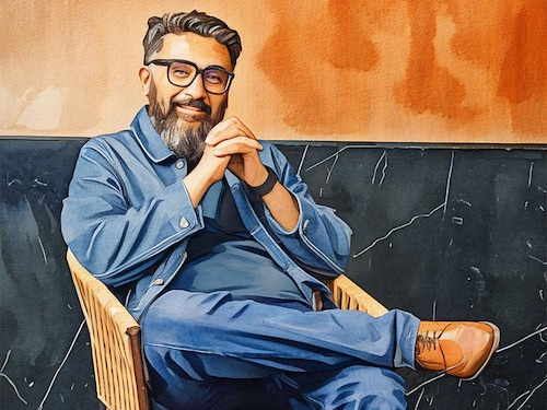 Kunal Shah, the founder and CEO of fintech unicorn Cred
Illustration: Kapil Kashyap Image: Madhu Kapparath