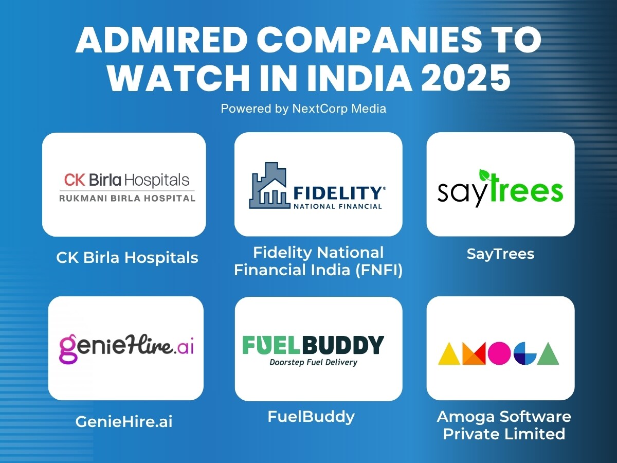 Admired companies in India 2025
