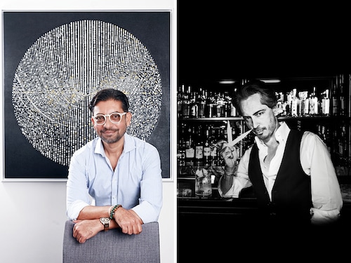 (L to R) Estee Lauder’s Rohan Vaziralli and Kilian Hennessy, founder, Kilian Paris Rohan Vaziralli"s image: Swapnil Sakhare for Forbes India (L to R) Estee Lauder’s Rohan Vaziralli and Kilian Hennessy, founder, Kilian Paris Rohan Vaziralli"s image: Swapnil Sakhare for Forbes India