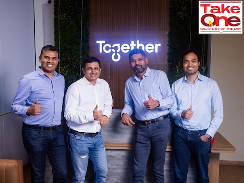 (L-R) Lakshmi Shankar, Manav Garg, Girish Mathrubootham, Shubham Gupta. Image Courtesy: Together (L-R) Lakshmi Shankar, Manav Garg, Girish Mathrubootham, Shubham Gupta. Image Courtesy: Together