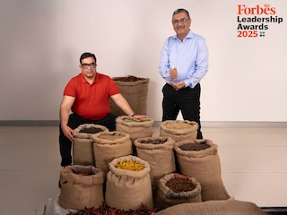 Sunay Bhasin, CEO, MTR and Sanjay Sharma, CEO and director Orkla India. Image: Selvaprakash Lakshmanan for Forbes India