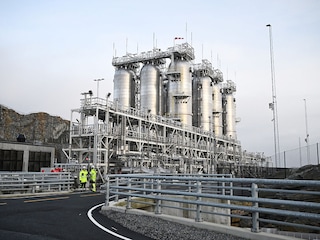 A general view of the Northern Lights Carbon Capture and Storage facilities in Bergen, Norway.
Image: Leon Neal / POOL / AFP