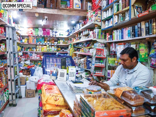 Grocery stores, such as this one in Dwarka, New Delhi, are experiencing lower purchase volumes amid the rise of quick commerce
Image: Amit Verma