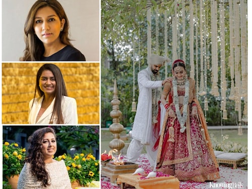 From top to bottom: Neha Seth Arora of Saffron String, Devanshi Patel of Shreem Events and Damini Oberoi of Q Events And Weddings ( Photo Courtesy: Knotting Bells)