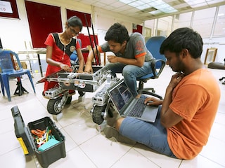 Researchers at IIT Madras are developing zinc-air batteries as a safer, cost-effective, and sustainable alternative to lithium-ion batteries
Image: P.Ravikumar for Forbes India