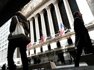 Investor sentiment has been jolted in recent weeks by fears that the president"s hardball policies could deal a painful blow to the global economy.
Image: Spencer Platt/Getty Images