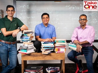 (From left )Mayank Kumar, co-founder, upGrad, Ronnie Screwvala, co-founder and chairperson, upGrad and Srikanth Iyengar, CEO, upGrad Enterprise.Bajirao Pawar for Forbes India