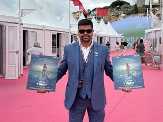 Partha Panda showcases Odisha’s Sambalpuri handloom at Cannes 2025, honoring Indian tradition on an international platform.