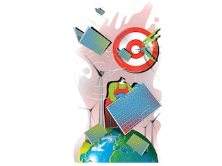 The International Energy Agency has projected that, by 2027, renewables will supply 42 percent of global electricity.
Illustration: Chaitanya Dinesh Surpur