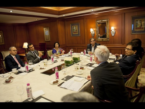 <p>Six of India's top business icons joined the discussion moderated by Sourav Majumdar, Editor, Forbes India. The panelists included Arundhati Bhattacharya, Chairman, State Bank of India, Harsh Vardhan Goenka, Chairman, RPG Enterprises, Dilip Piramal, Chairman, VIP Industries, Roland Folger, MD & CEO, Mercedes-Benz India, Vikas Oberoi, Chairman and Managing Director, Oberoi Realty Ltd and Ashish Gumashta, CEO, Julius Baer Wealth Advisors. The event was live tweeted on our . </p> <p>Six of India's top business icons joined the discussion moderated by Sourav Majumdar, Editor, Forbes India. The panelists included Arundhati Bhattacharya, Chairman, State Bank of India, Harsh Vardhan Goenka, Chairman, RPG Enterprises, Dilip Piramal, Chairman, VIP Industries, Roland Folger, MD & CEO, Mercedes-Benz India, Vikas Oberoi, Chairman and Managing Director, Oberoi Realty Ltd and Ashish Gumashta, CEO, Julius Baer Wealth Advisors. The event was live tweeted on our . </p>