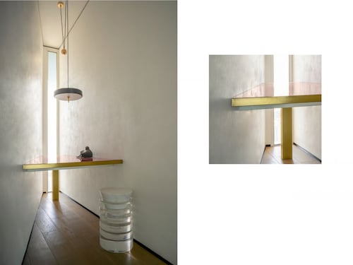 <p><strong>Atelier Ashiesh Shah </strong><br /><strong>Location: Lalbaug, Mumbai</strong><br />&ldquoThis space in a residence, once considered a dead corner, was redefined as a study with its free-floating suspended table serving as a niche for deep reflection. The slit in the corner opens up to the infinite sky flooding the space with natural light, reminiscent of the light at the end of a tunnel evoking a sense of meditative calmness.&rdquo</p> <p><strong>Atelier Ashiesh Shah </strong><br /><strong>Location: Lalbaug, Mumbai</strong><br />&ldquoThis space in a residence, once considered a dead corner, was redefined as a study with its free-floating suspended table serving as a niche for deep reflection. The slit in the corner opens up to the infinite sky flooding the space with natural light, reminiscent of the light at the end of a tunnel evoking a sense of meditative calmness.&rdquo</p>