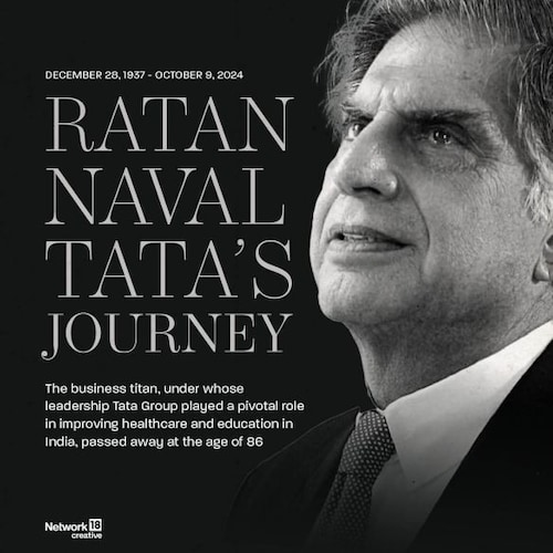  <p>Tata Group"s chairman emeritus, veteran industrialist, and a visionary, Ratan Naval Tata passed away at a Mumbai hospital on Wednesday.</p>