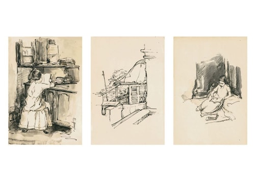  <p>In 2023, AstaGuru had auctioned Ganesh Pyne&rsquos sketch book, an important offering of personal memorabilia. Pyne, one of the most notable contemporary artists of the Bengal School of Art, had developed his own style of &lsquopoetic surrealism&rsquo. These included themes of Bengali folklore and mythology.</p>