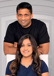 Rank 54_Byju Raveendran and Divya Gokulnath