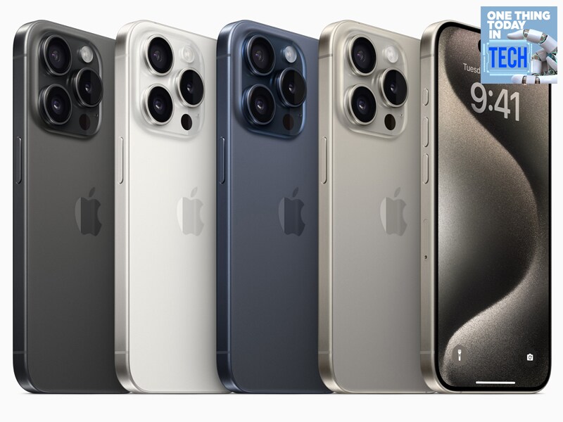 One thing today in tech — Apple highlights net zero efforts launching iPhone 15 and Watch 9